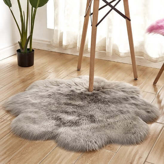 Soft artificial woolen carpet rug in a cozy room, perfect for adding warmth and style beneath furniture.