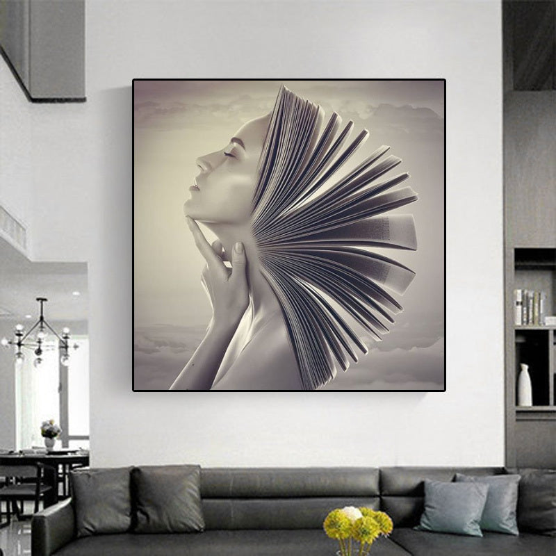 Art Beauty Oil Canvas Painting for Home Decor